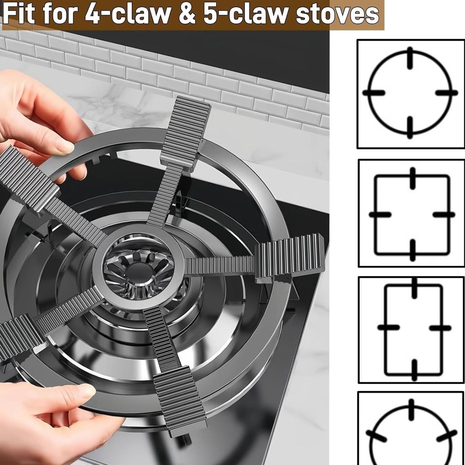 Camping Cooking Ring - แหวนรองเตา ชั้นวางเตา พร้อมขาตั้งกันลื่น สำหรับวางหม้อในครัว ร้านอาหาร ทำอาหารกลางแจ้ง