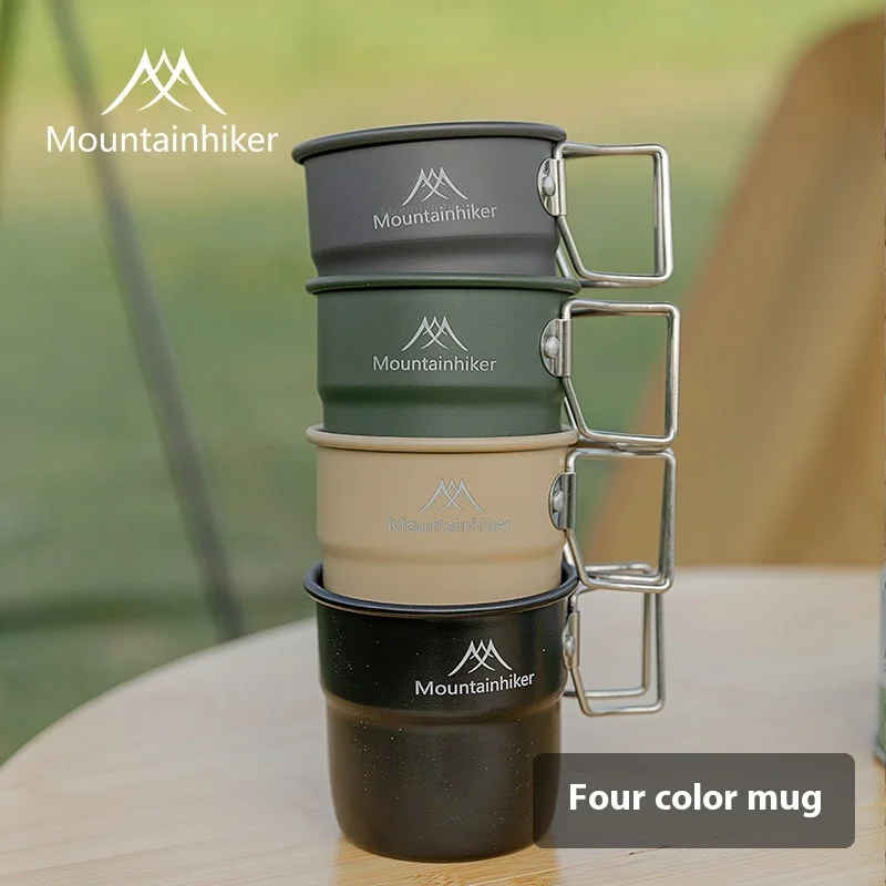 Quechua Camping Cooking Set - แก้วน้ำสำหรับตั้งแคมป์ Mountainhiker แก้วอลูมิเนียม ชุดอุปกรณ์รับประทานอาหารสำหรับเดินทาง ชุดอุปกรณ์ปิกนิก อุปกรณ์กลางแจ้ง