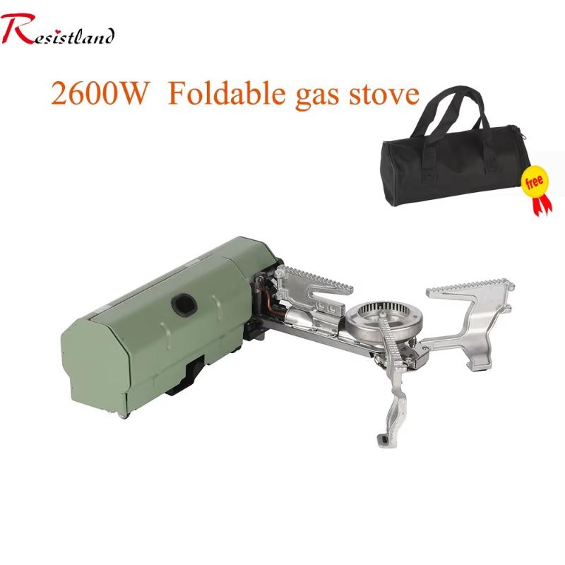 Camping Cooking System - เตาแก๊สปิคนิคพกพาแบบพับได้ 2670W ราคาประหยัด รุ่นใหม่ สำหรับตั้งแคมป์ ปิ้งย่าง