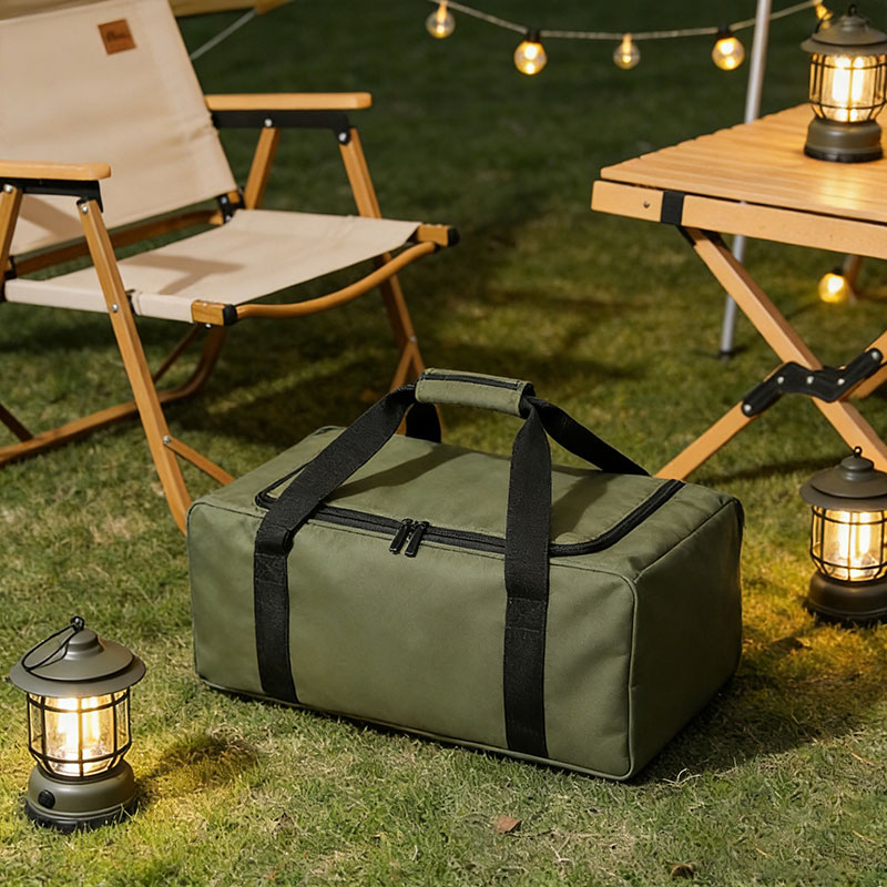 Camping Cooking Utensil Bag - กระเป๋าเก็บอุปกรณ์ปิกนิกสำหรับตั้งแคมป์กลางแจ้ง Beiyue สำหรับอุปกรณ์ครัว หม้อ ถังแก๊ส เตาอเนกประสงค์