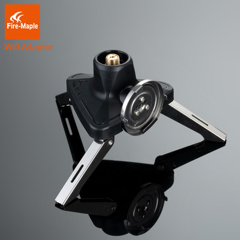 Camping Cooking Tripod - เมเปิลไฟเตาขาตั้งกล้อง Kompor Gas อะแดปเตอร์ขาตั้งถัง Connector อุปกรณ์ตั้งแคมป์