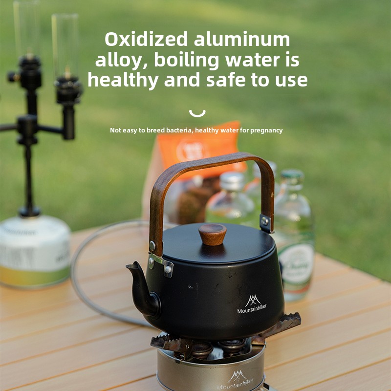 Camping Cooking Set Lightweight - MOUNTAINHIKER กาต้มน้ำพกพาแบบใหม่ ขนาด 1.1 ลิตร น้ำหนักเบา