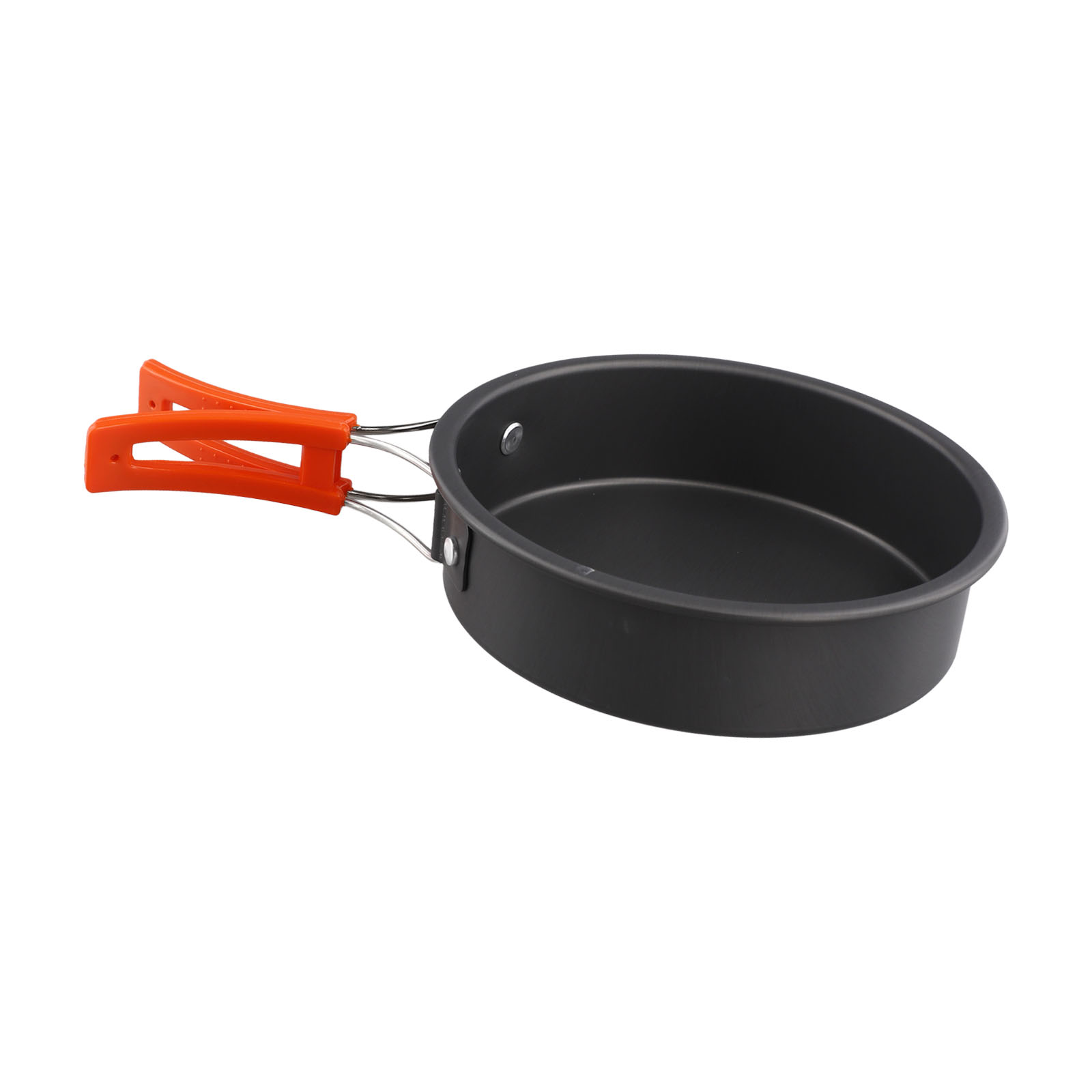Camping Cooking Frying Pan - กระทะทอดอลูมินา 1 ชิ้น นำความร้อนได้รวดเร็ว สำหรับ 2-3