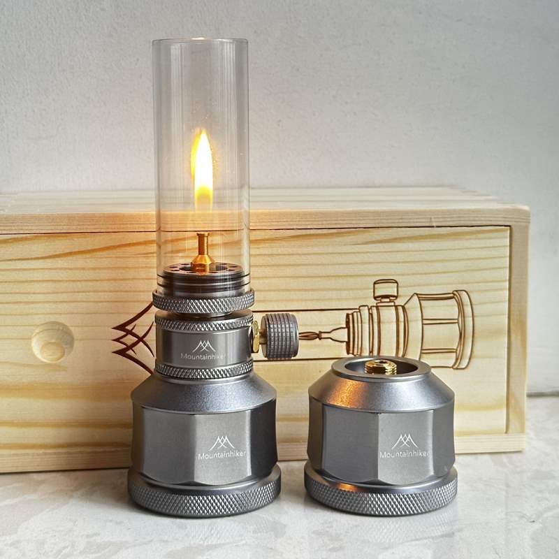 Camping Cooking Equipment Gas - โคมไฟแก๊สตั้งแคมป์แบบพกพาขนาดเล็ก โคมไฟแก๊สแก้วแขวน ถังเปล่าขนาดเล็ก (ตัวเลือกเสริม)