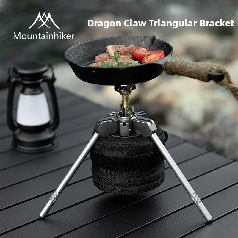 Camping Cooking Tripod - ขาตั้งเตาแบบสามขาสำหรับตั้งแคมป์ MOUNTAINHIKER อุปกรณ์เสริมเตาอเนกประสงค์แบบพกพาสำหรับกิจกรรมกลางแจ้ง