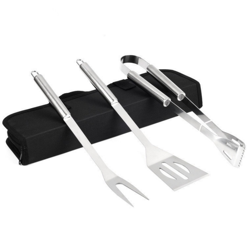 Quechua Camping Cooking Set - ชุดอุปกรณ์ตะแกรงย่างบาร์บีคิวบาร์บีคิวชุดกดสิวพร้อมกระเป๋าชุดอุปกรณ์ทำอาหารตั้งแคมป์กลางแจ้ง