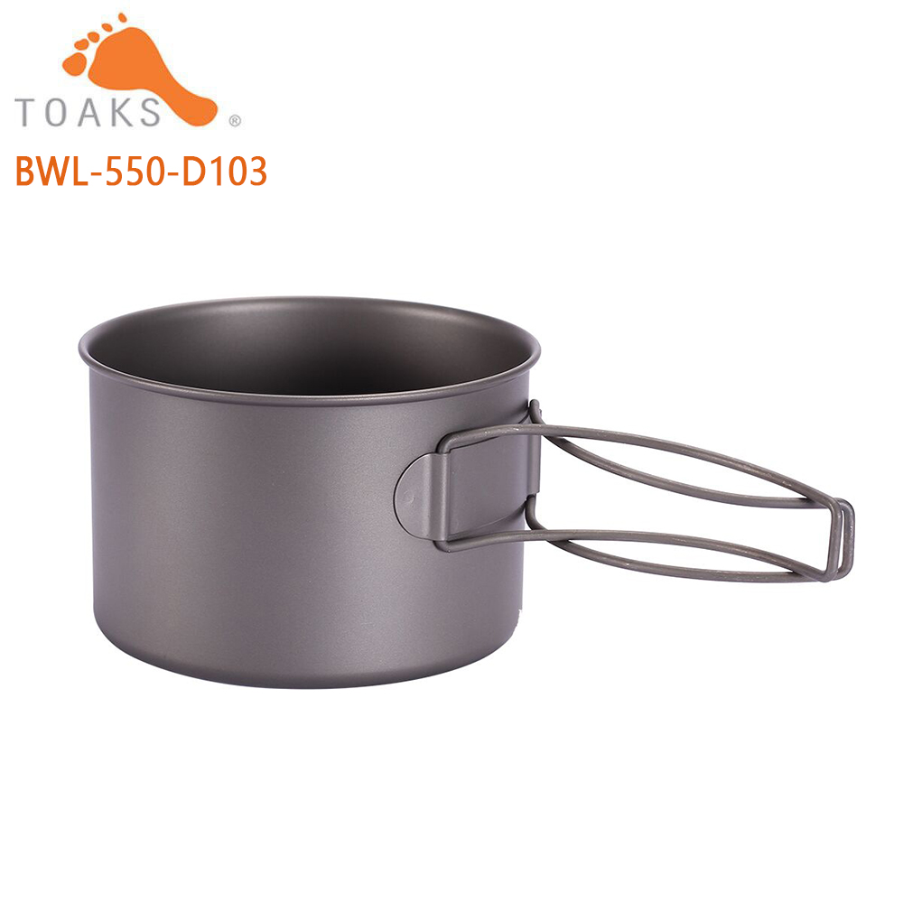 TOAKS BWL-550 ตั้งแคมป์ไทเทเนี - Camping Cooking Set Lightweight บทวิจารณ์และราคา