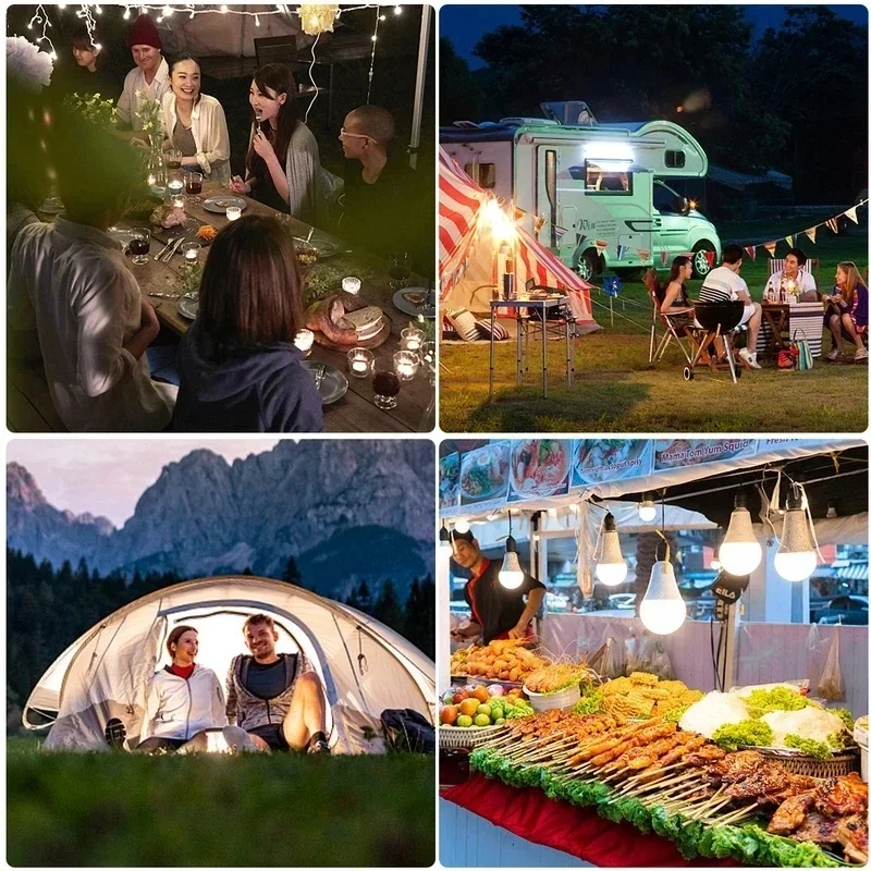 5V LED โคมไฟแคมป์ไฟ USB หลอดไฟ - Camping Cooking Tent บทวิจารณ์และราคา