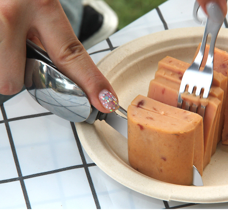 ชุดช้อนส้อมแคมป์ปิ้งอเนกประสงค - Quechua Camping Cooking Set บทวิจารณ์และราคา
