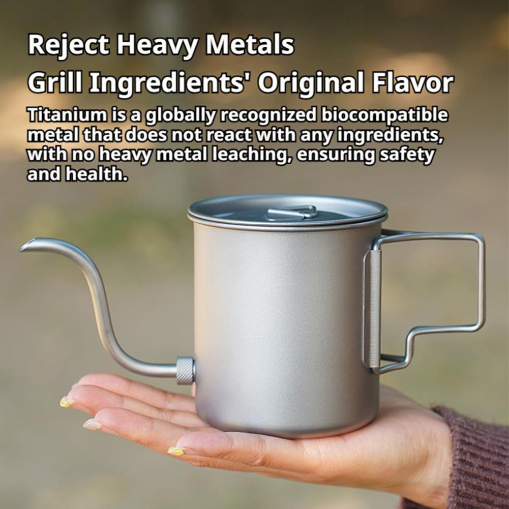 หม้อกาแฟไทเทเนียมน้ำหนักเบาขนา - Camping Cooking Set Lightweight บทวิจารณ์และราคา