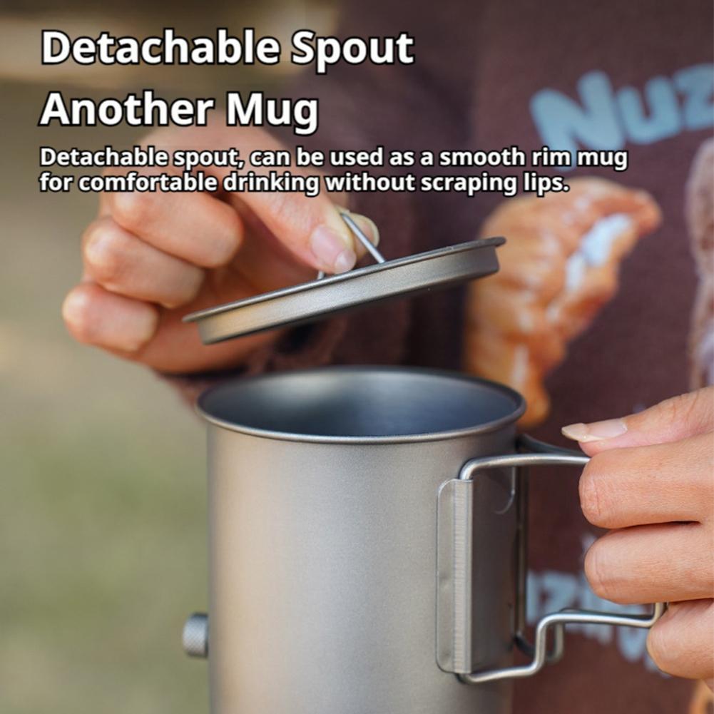 หม้อกาแฟไทเทเนียมน้ำหนักเบาขนา - Camping Cooking Set Lightweight บทวิจารณ์และราคา