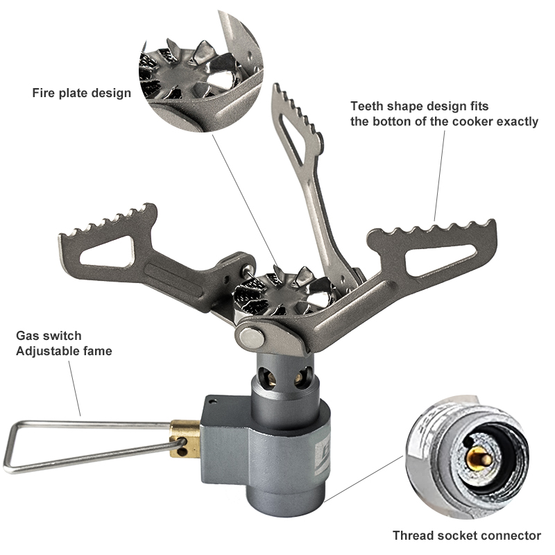 BRS เตาแก๊สกลางแจ้ง Mini Campi - Camping Cooking System บทวิจารณ์และราคา