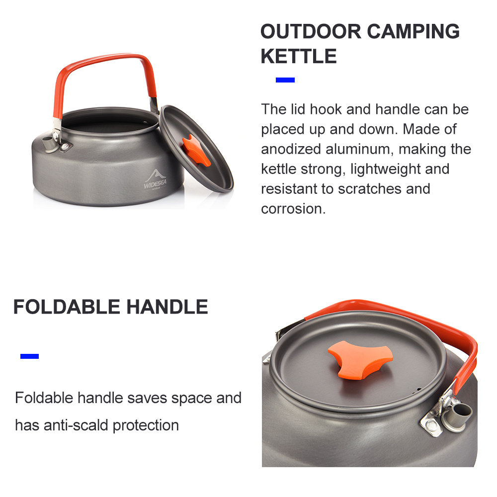 Widesea 1.1L 2L1.5L Camping กา - Camping Cooking Kits บทวิจารณ์และราคา