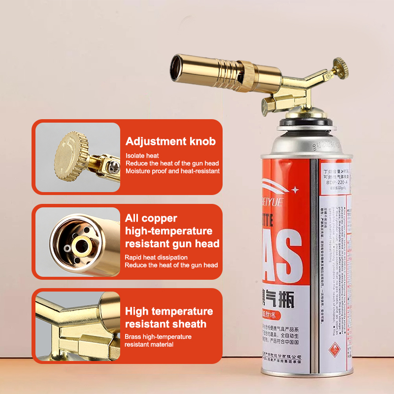 หัวพ่นแก๊สเชื่อมแบบพกพา หัวพ่น - Camping Cooking Gas Stove บทวิจารณ์และราคา