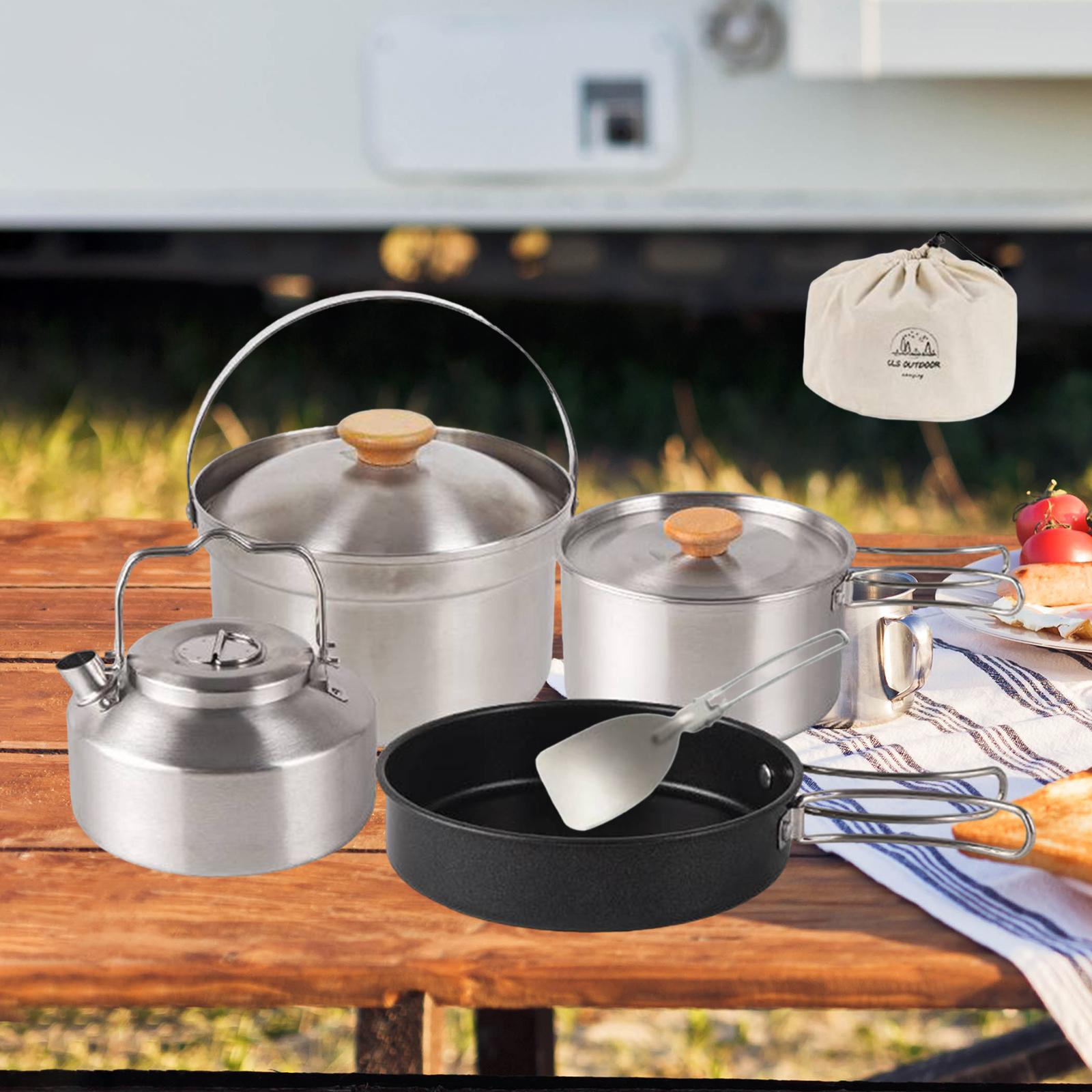 ชุดเครื่องครัวสำหรับตั้งแคมป์  - Camping Cooking Frying Pan บทวิจารณ์และราคา
