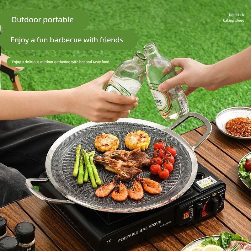 กระทะย่างบาร์บีคิวอเนกประสงค์ส - Camping Cooking Gas Stove บทวิจารณ์และราคา