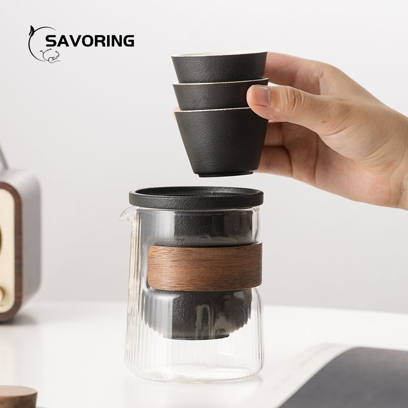 Simple เซรามิคจีนชุดชา 1 หม้อ  - Camping Cooking Bowl บทวิจารณ์และราคา