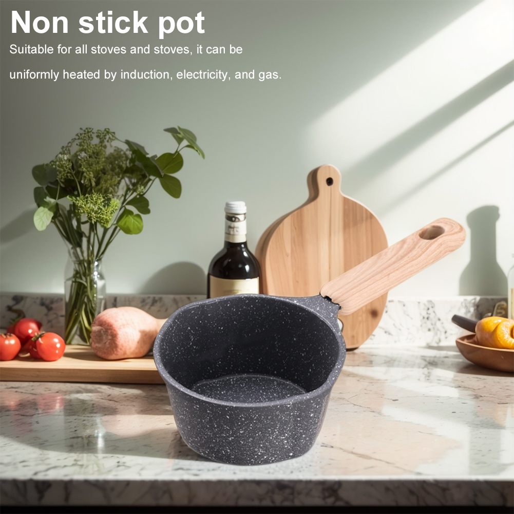 กระทะต้มขนาดเล็ก ด้ามจับไม้ เค - Camping Cooking Frying Pan บทวิจารณ์และราคา
