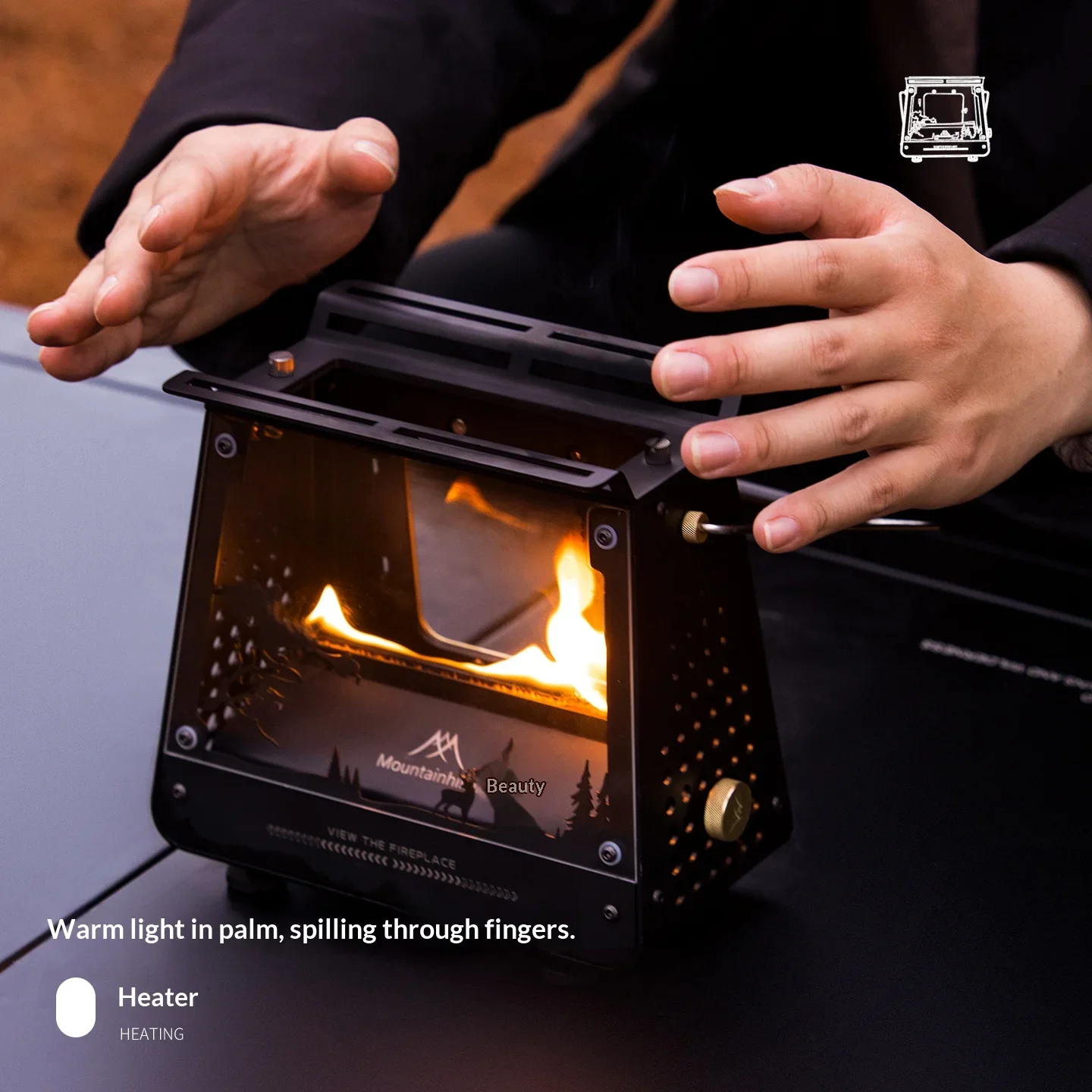 เตาไฟพกพา MOUNTAINHIKER สำหรับ - Camping Cooking Tent บทวิจารณ์และราคา