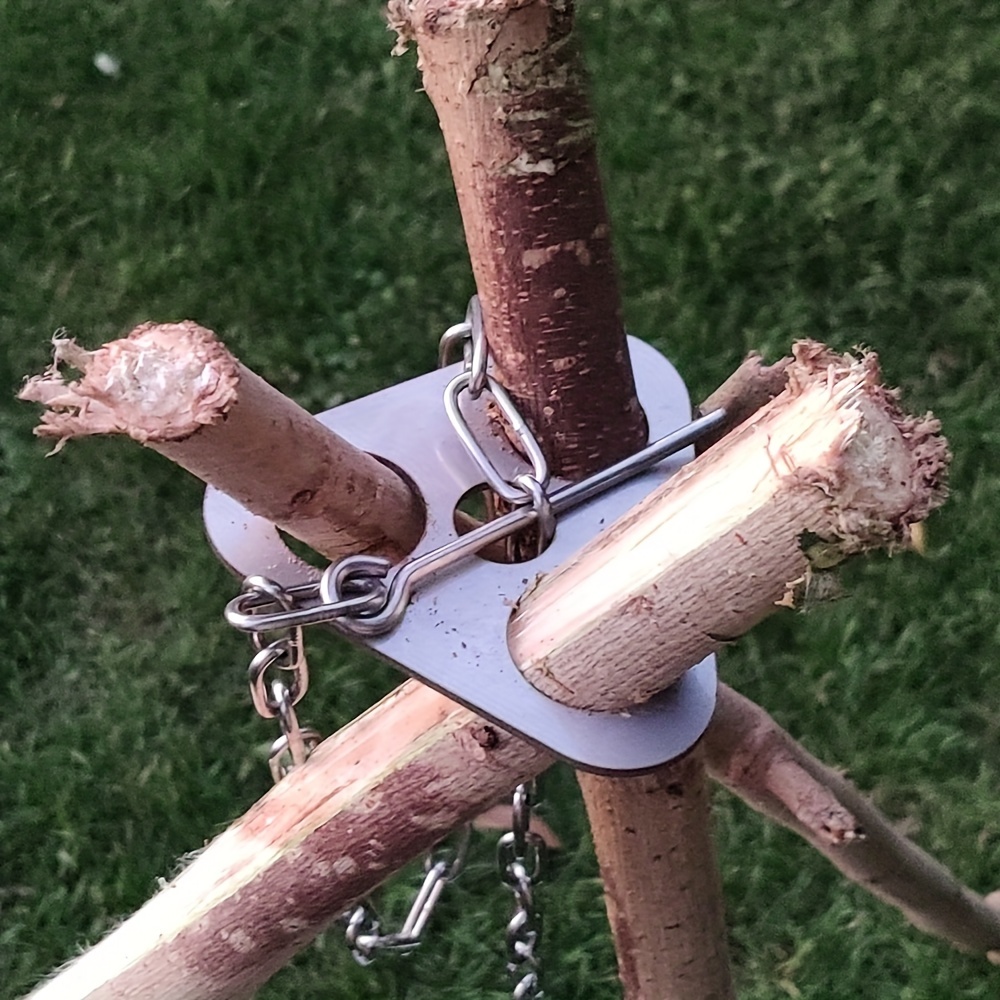 แบบพกพาที่ถอดออกได้กลางแจ้งบาร - Camping Cooking Tripod บทวิจารณ์และราคา