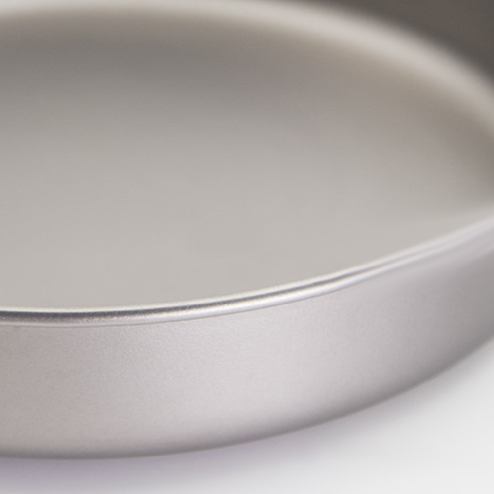 กระทะไทเทเนียมบริสุทธิ์น้ำหนัก - Camping Cooking Frying Pan บทวิจารณ์และราคา