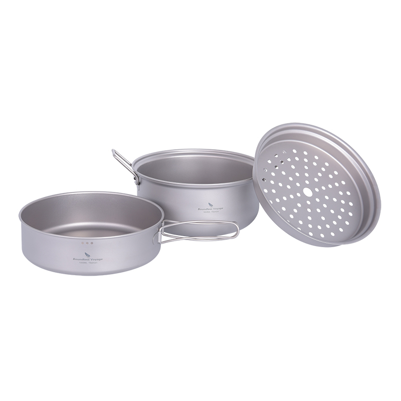 ชุดเครื่องครัวสำหรับตั้งแคมป์ก - Camping Cooking Pots And Pans Set บทวิจารณ์และราคา