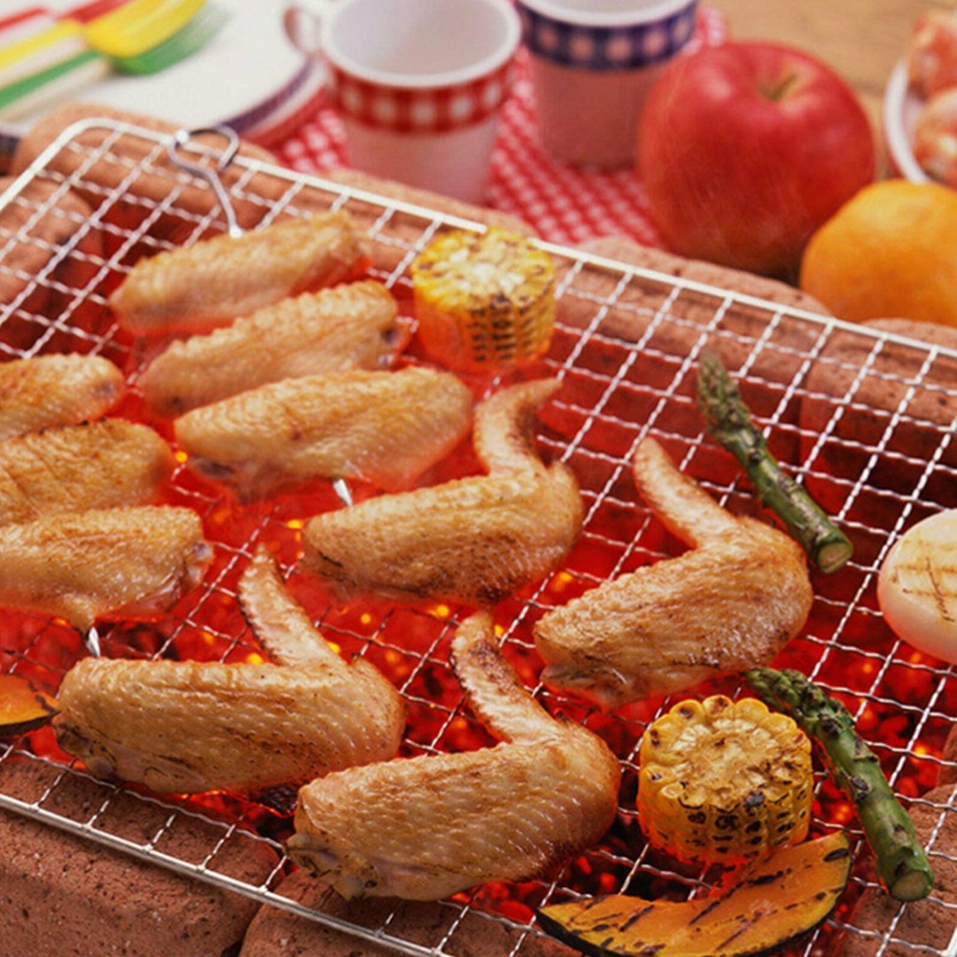 ตะแกรงย่างบาร์บีคิวสำหรับตั้งแ - Camping Cooking Vegetables บทวิจารณ์และราคา