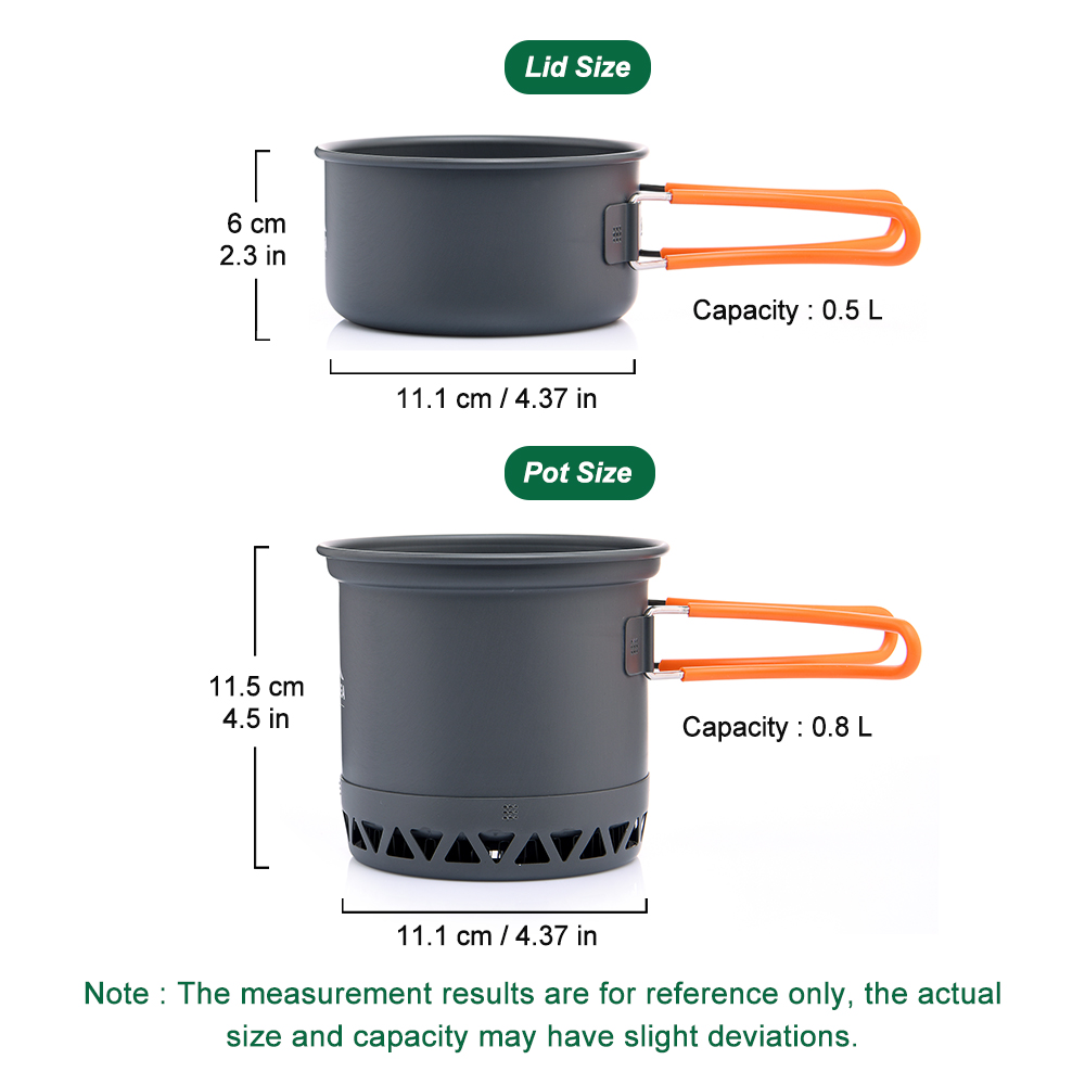 Outdoor Camping หม้อ 1.3L 2.3L - Quechua Camping Cooking Set บทวิจารณ์และราคา