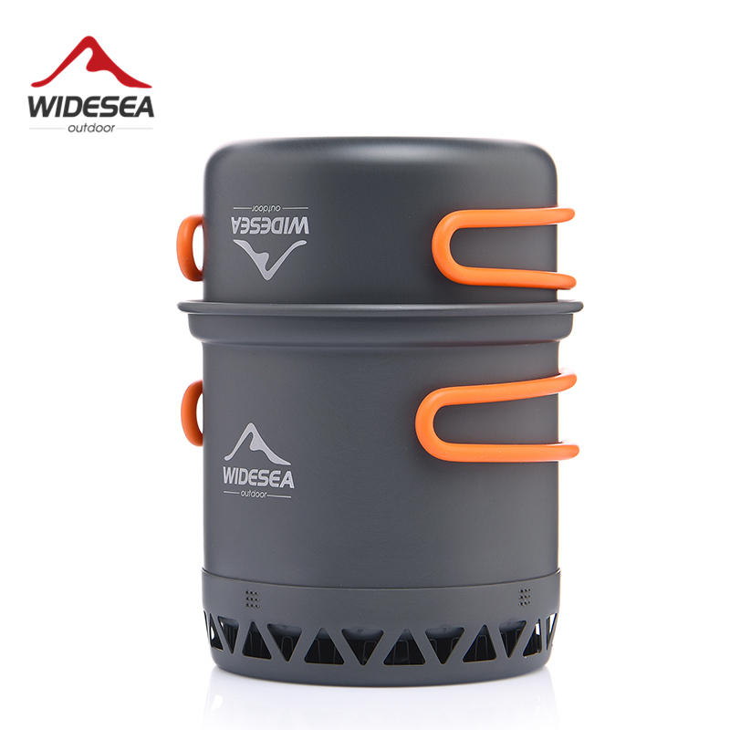 Widesea Camping หม้อ 1.3L 2.3L - Quechua Camping Cooking Set บทวิจารณ์และราคา