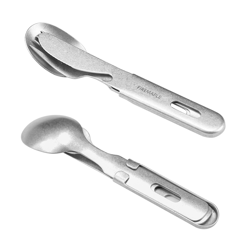 ชุดเครื่องใช้ใน3in1ช้อนส้อมมีด - Quechua Camping Cooking Set บทวิจารณ์และราคา