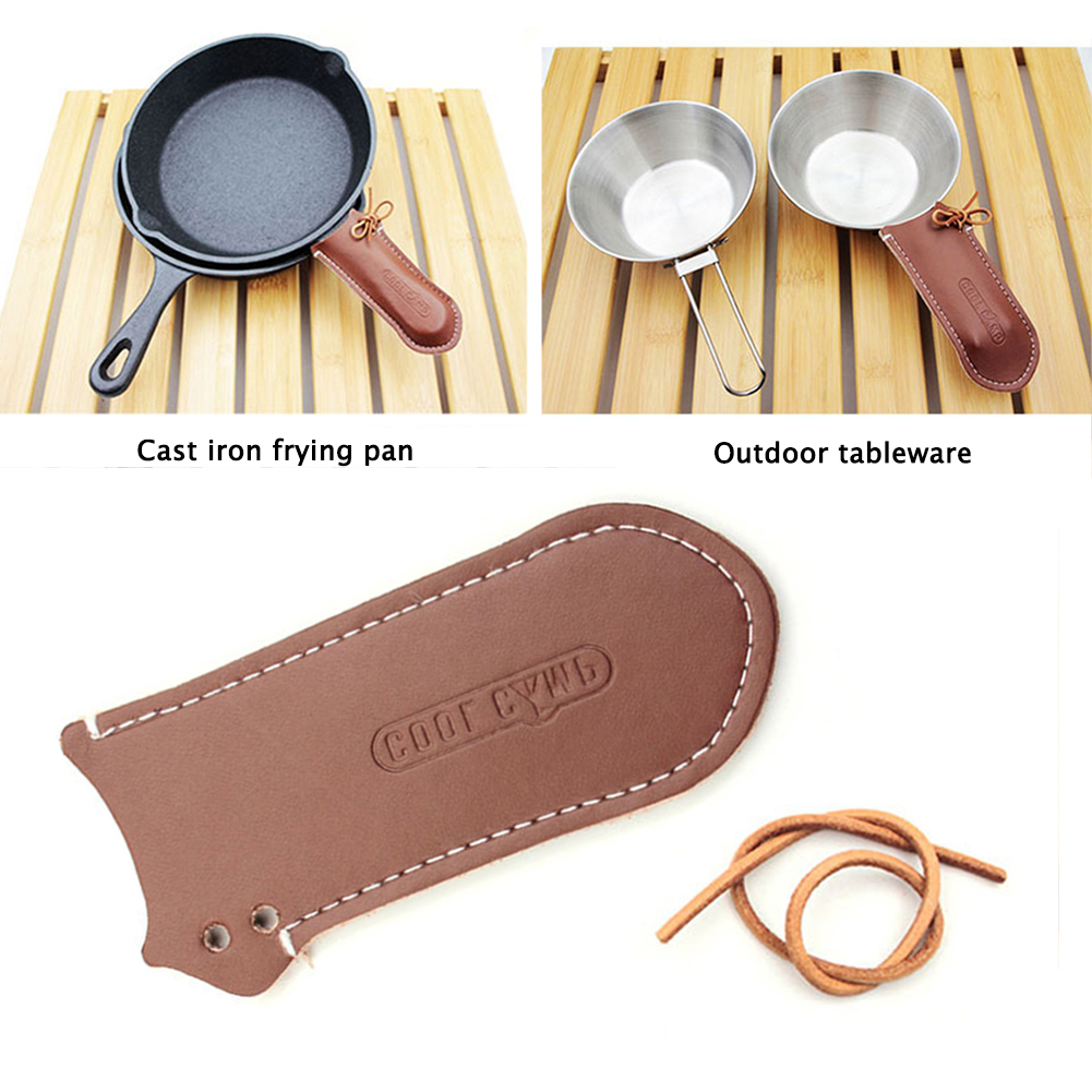 ฝาครอบด้ามจับกระทะเหล็กหล่อ ปล - Camping Cooking Frying Pan บทวิจารณ์และราคา