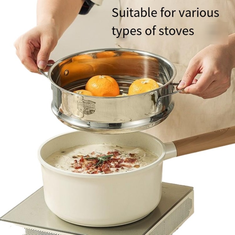 ชุดเครื่องครัวเซรามิกไทเทเนียม - Camping Cooking Pots And Pans Set บทวิจารณ์และราคา