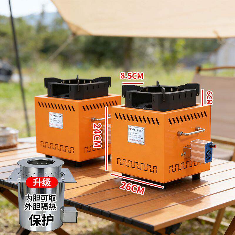 เตาแก๊สแบบหนาพิเศษ เตาไม้สำหรั - Camping Cooking Fire Stove บทวิจารณ์และราคา