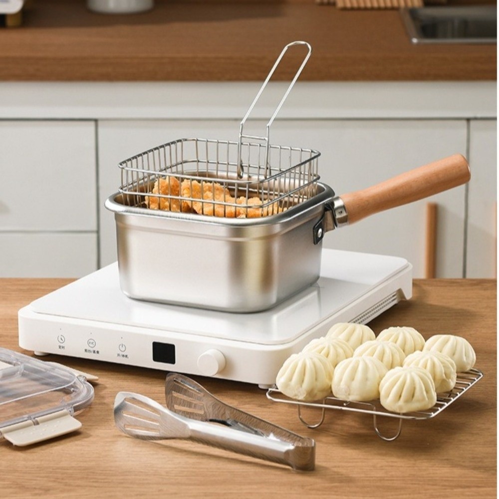 กระทะสแตนเลสแบบพกพา รูปทรงสี่เ - Camping Cooking Pots And Pans Set บทวิจารณ์และราคา