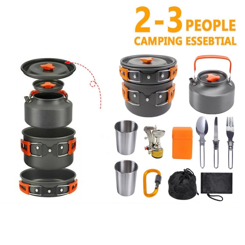 ชุดทำอาหารแคมป์ปิ้งกลางแจ้ง ต้ - Camping Cooking Vegetables บทวิจารณ์และราคา