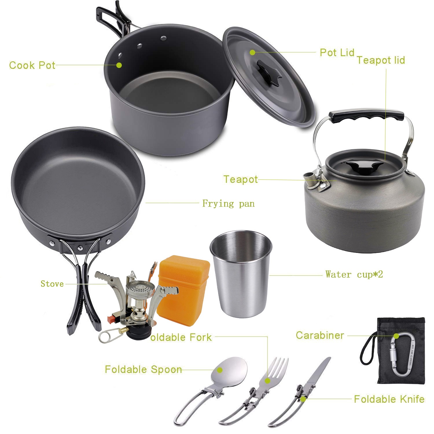 ชุดทำอาหารแคมป์ปิ้งกลางแจ้ง ต้ - Camping Cooking Vegetables บทวิจารณ์และราคา