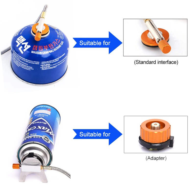 เตาแก๊สแคมป์ปิ้งแบบพกพาพับเตาแ - Camping Cooking Gas Stove บทวิจารณ์และราคา