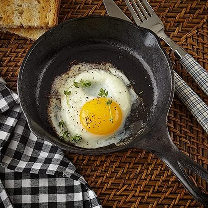 กระทะเหล็กหล่อขนาด 6 นิ้ว, กระ - Camping Cooking Frying Pan บทวิจารณ์และราคา