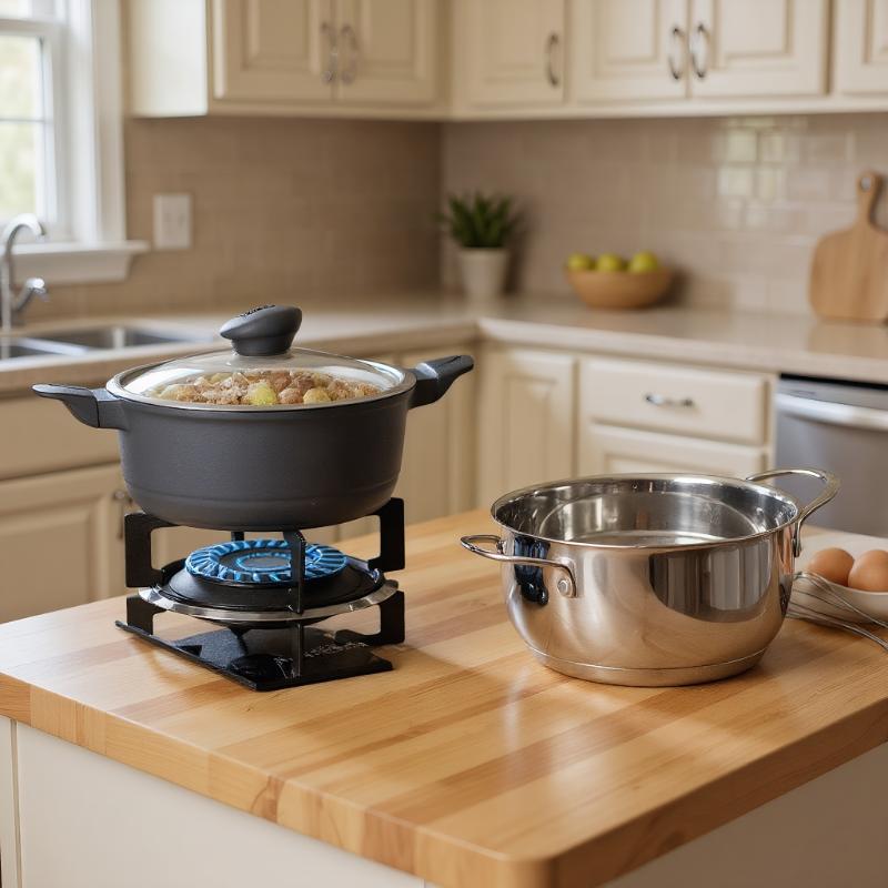 ขาตั้งเตาแก๊ส 1 ชิ้น ขาตั้งสแต - Camping Cooking Ring บทวิจารณ์และราคา