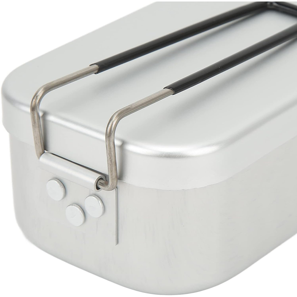 800ML อลูมิเนียมกล่องอาหารกลาง - Camping Cooking Kits บทวิจารณ์และราคา