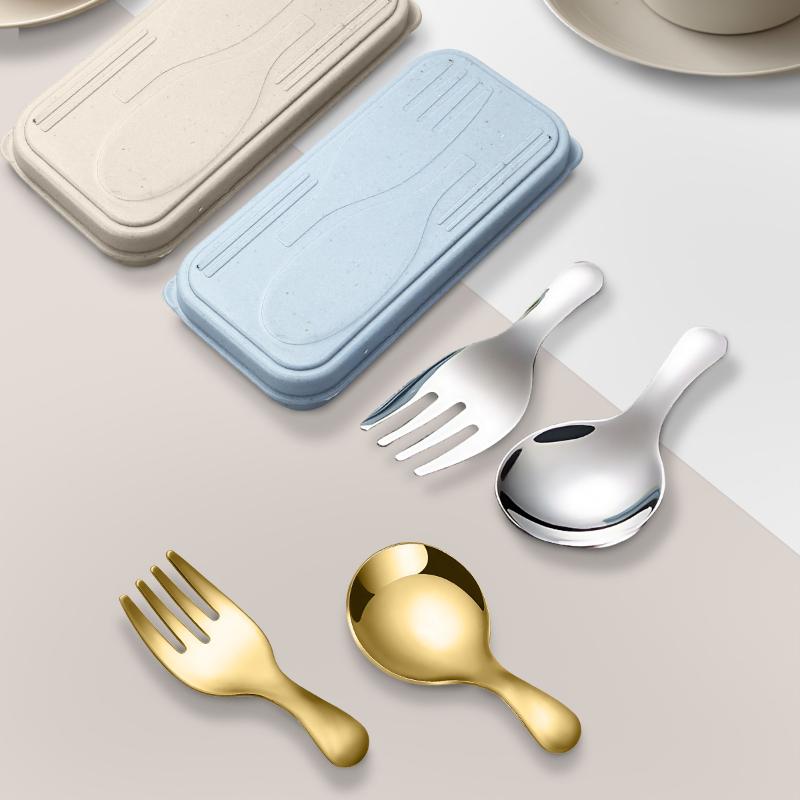 ชุดช้อนส้อมสแตนเลส 2 ชิ้น แบบพ - Camping Cooking บทวิจารณ์และราคา