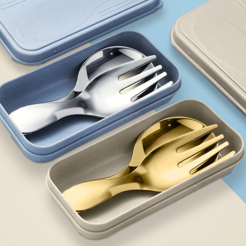 ชุดช้อนส้อมสแตนเลส 2 ชิ้น แบบพ - Camping Cooking บทวิจารณ์และราคา