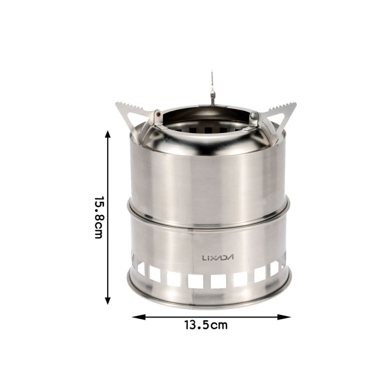 Lixada เตาไม้สแตนเลสสำหรับตั้ง - Camping Cooking System บทวิจารณ์และราคา