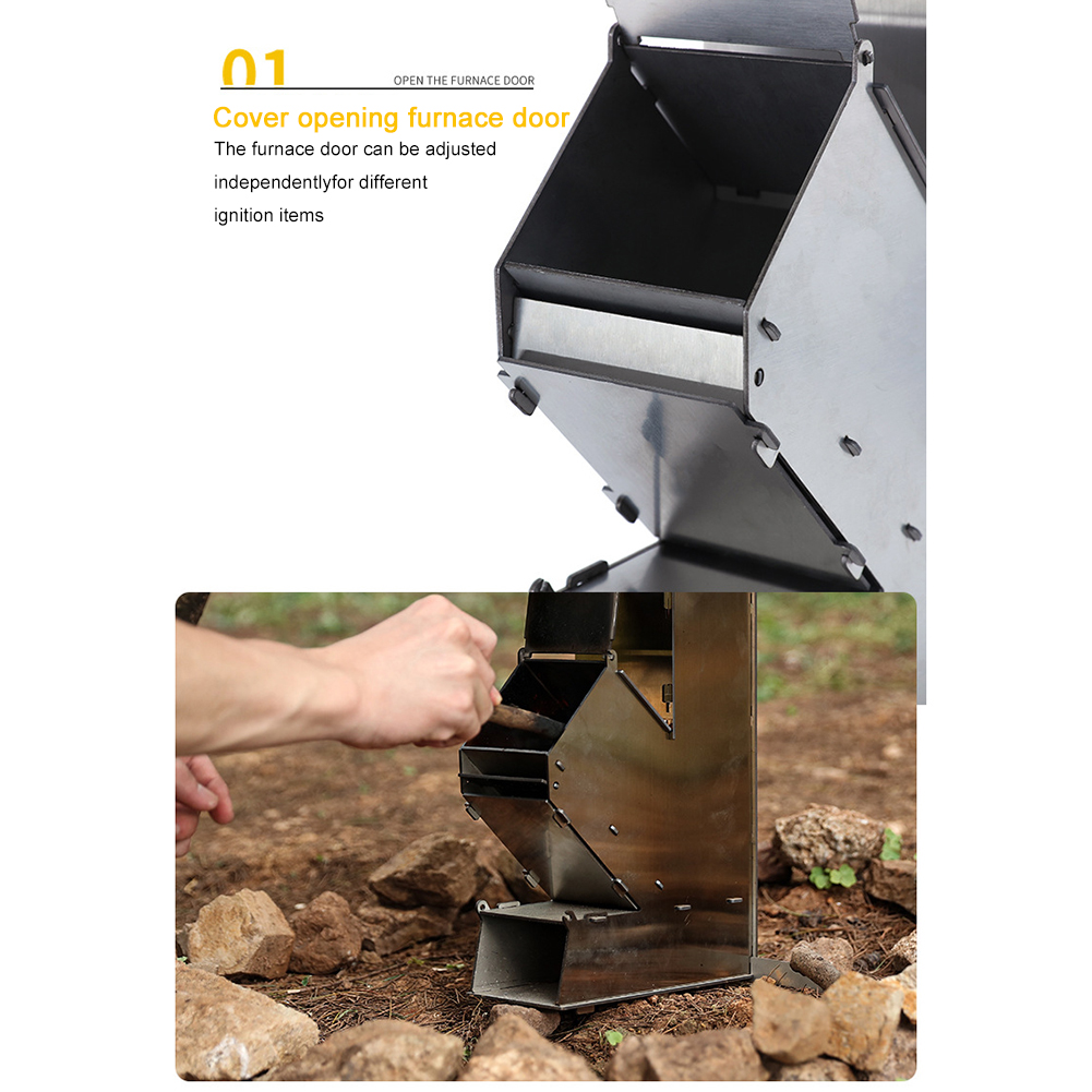 เตาทำอาหารสแตนเลสแบบพกพาพับได้ - Camping Cooking Tent บทวิจารณ์และราคา