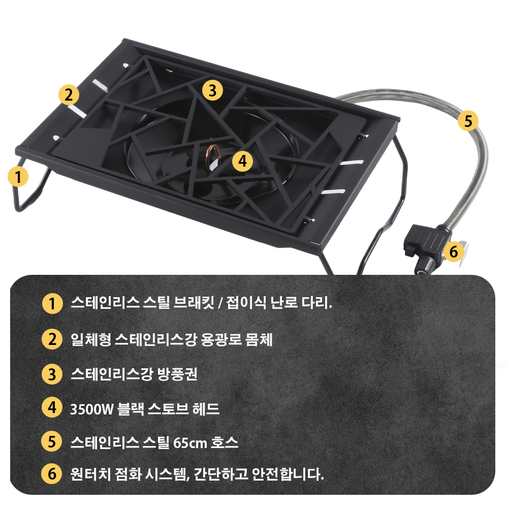 เตาแคมป์ปิ้ง Pandatour IGT 650 - Camping Cooking Gas Stove บทวิจารณ์และราคา
