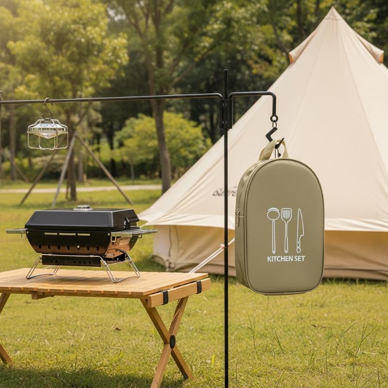 กระเป๋าทำอาหารกลางแจ้ง กระเป๋า - Camping Cooking Utensil Bag บทวิจารณ์และราคา