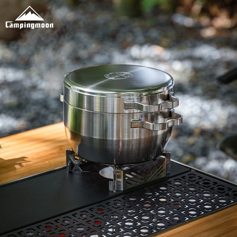 DO-25 หม้อแขวนสแตนเลสหนาพิเศษส - Camping Cooking Frying Pan บทวิจารณ์และราคา