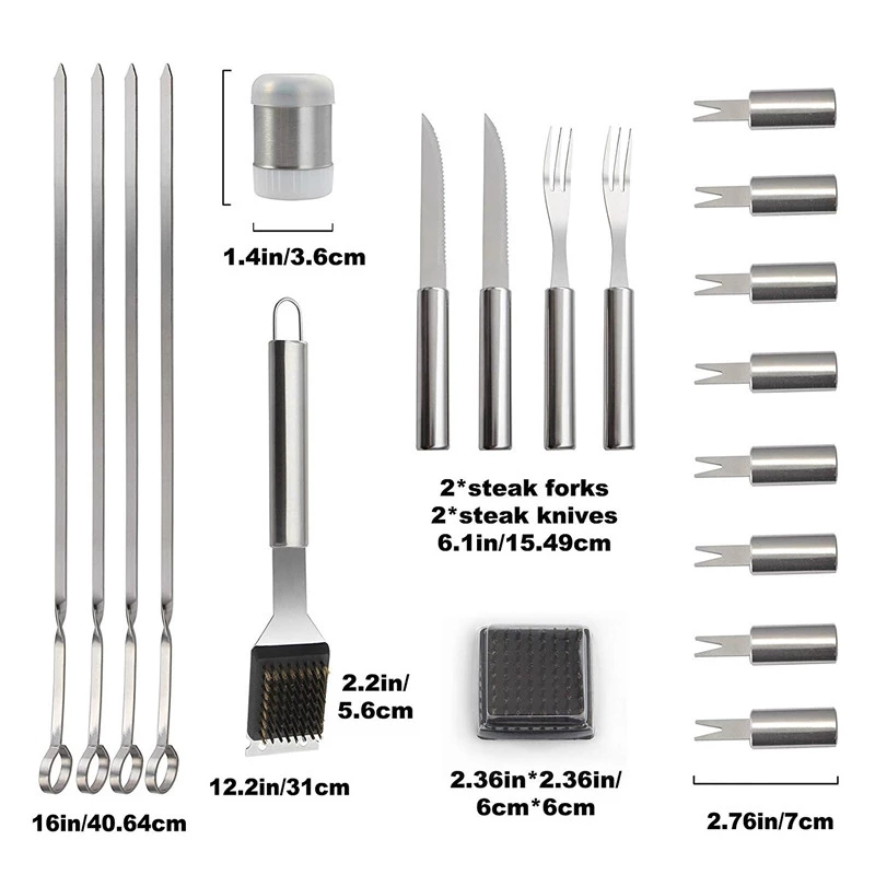 ชุดเครื่องมือบาร์บีคิวย่างบาร์ - Quechua Camping Cooking Set บทวิจารณ์และราคา