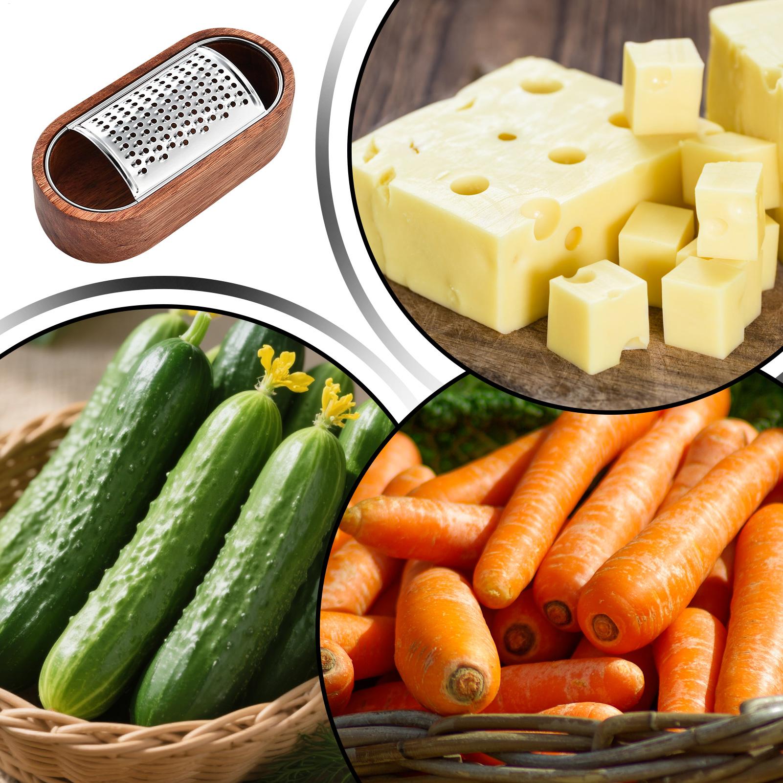 ที่ขูดชีส อุปกรณ์หั่นชีสในครัว - Camping Cooking Vegetables บทวิจารณ์และราคา