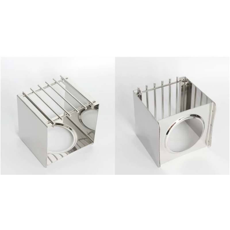 ขาตั้งเตาสแตนเลสทรงสี่เหลี่ยมส - Camping Cooking Pot Stainless Steel บทวิจารณ์และราคา